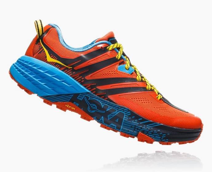 Tenis Para Trail Running Hoka Speedgoat 3 Hombre Naranjas | Mexico-7982054