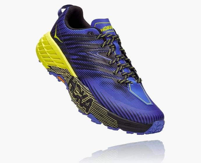 Tenis Para Trail Running Hoka Speedgoat 4 Anchos Hombre Morados | Mexico-8695321