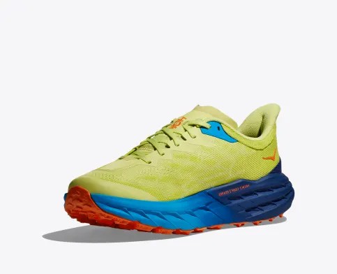 Tenis Para Trail Running Hoka Speedgoat 5 Hombre Verdes Azules | Mexico-8906251