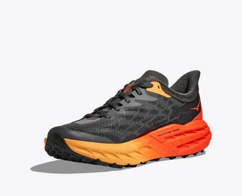 Tenis Para Trail Running Hoka Speedgoat 5 Hombre Negros Naranjas | Mexico-8963250