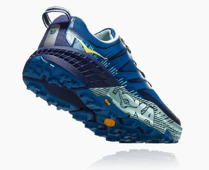 Tenis Para Trail Running Hoka Speedgoat 3 Mujer Azul Marino | Mexico-9103675