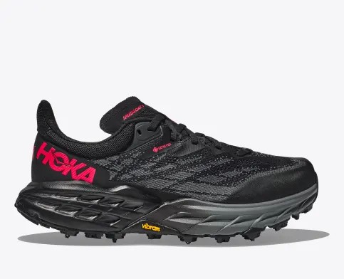 Tenis Para Trail Running Hoka Speedgoat 5 GTX Spike Mujer Negros | Mexico-9614438