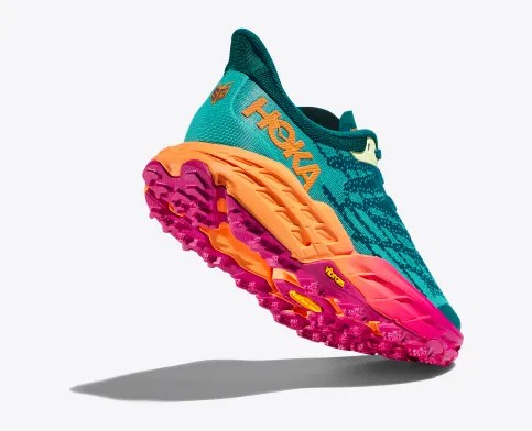 Tenis Para Trail Running Hoka Speedgoat 5 Hombre Turquesa Fucsia | Mexico-9754082