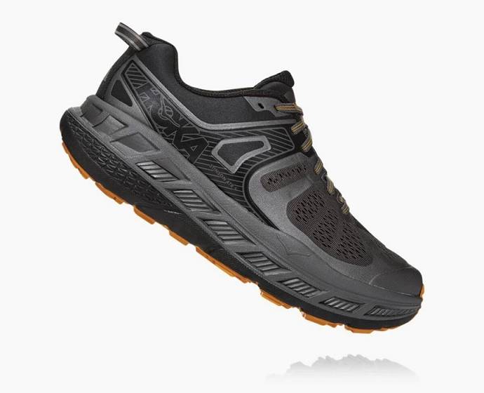 Tenis Para Trail Running Hoka Stinson ATR 5 Hombre Negros | Mexico-2591684