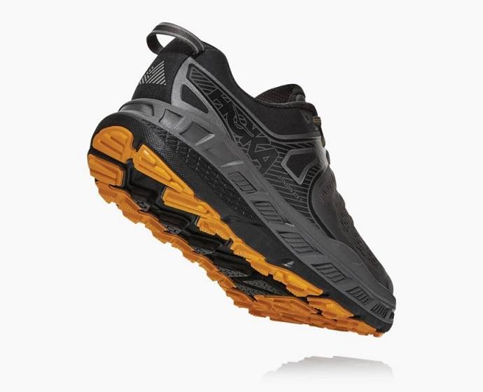 Tenis Para Trail Running Hoka Stinson ATR 5 Hombre Negros | Mexico-2591684