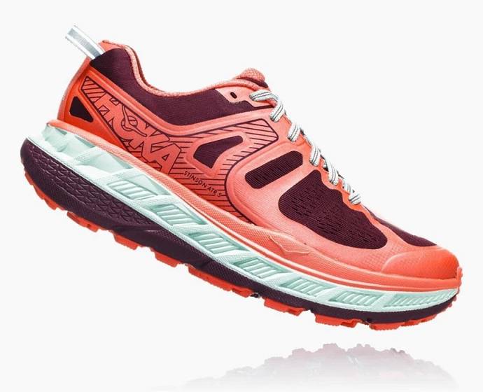 Tenis Para Trail Running Hoka Stinson ATR 5 Mujer Coral | Mexico-2703891