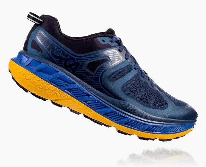 Tenis Para Trail Running Hoka Stinson ATR 5 Hombre Azul Marino | Mexico-3148960