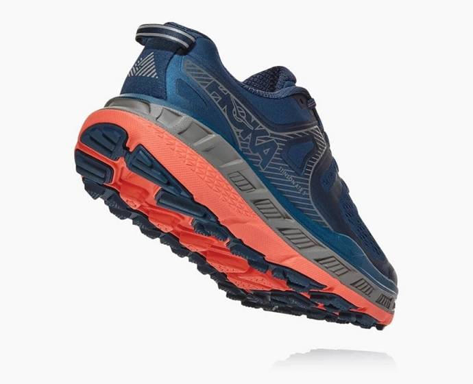 Tenis Para Trail Running Hoka Stinson ATR 5 Mujer Azul Marino | Mexico-3459807