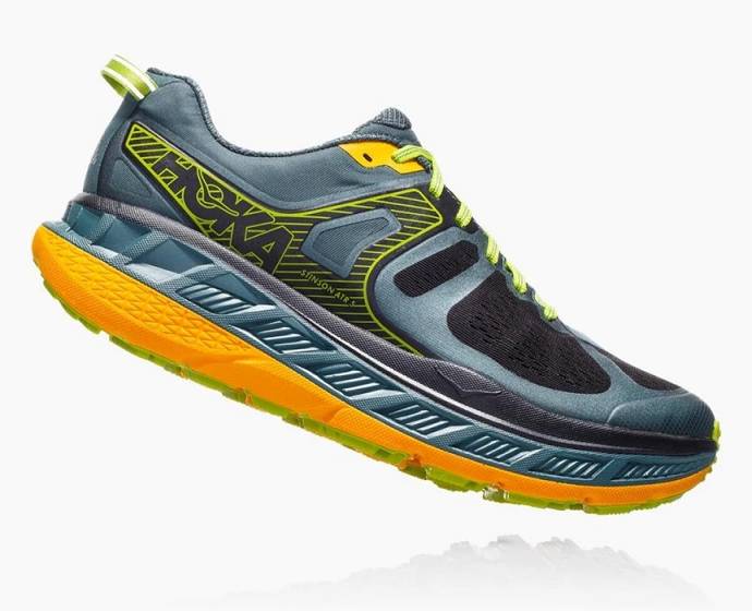 Tenis Para Trail Running Hoka Stinson ATR 5 Hombre Verdes Dorados | Mexico-4926850