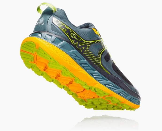 Tenis Para Trail Running Hoka Stinson ATR 5 Hombre Verdes Dorados | Mexico-4926850