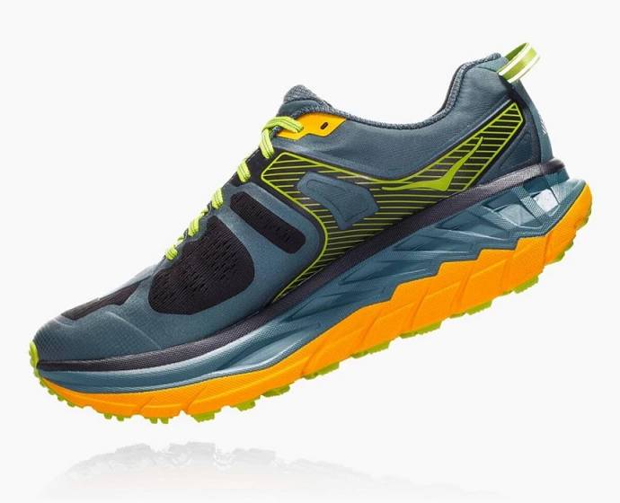 Tenis Para Trail Running Hoka Stinson ATR 5 Hombre Verdes Dorados | Mexico-4926850