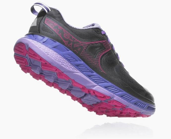 Tenis Para Trail Running Hoka Stinson ATR 5 Mujer Negros Morados | Mexico-8742693