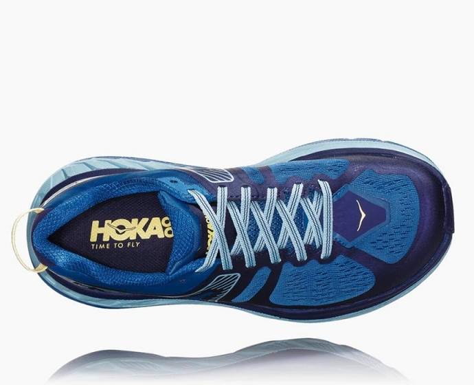 Tenis Para Trail Running Hoka Stinson ATR 5 Mujer Azules | Mexico-9714528