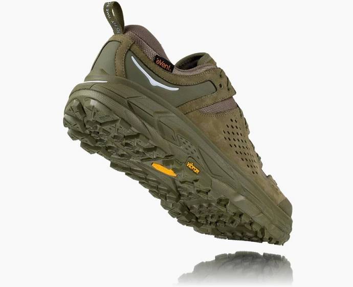 Tenis Para Trail Running Hoka Tor Ultra Low Wp Jp Hombre Verde Oliva | Mexico-0637149