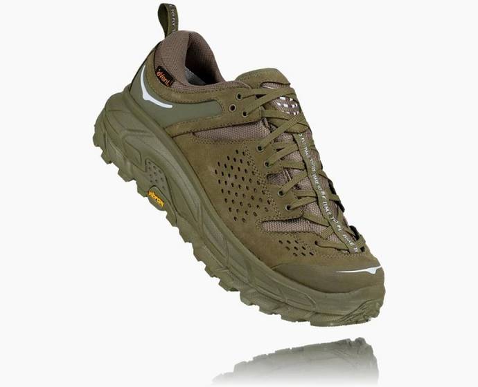 Tenis Para Trail Running Hoka Tor Ultra Low Wp Jp Hombre Verde Oliva | Mexico-0637149