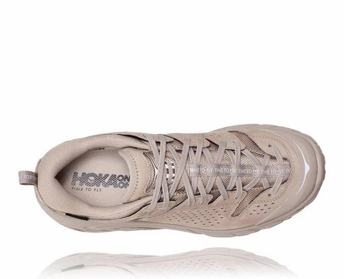 Tenis Para Trail Running Hoka Tor Ultra Low Wp Jp Hombre Kaki | Mexico-8965320