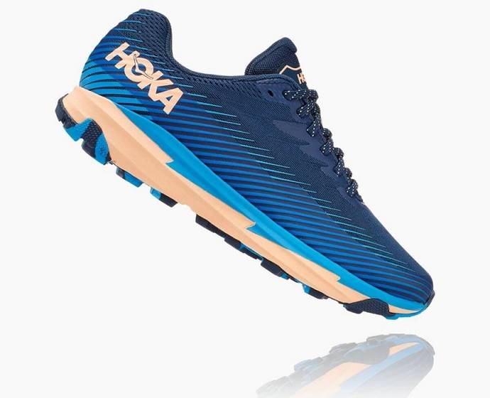 Tenis Para Trail Running Hoka Torrent 2 Mujer Azul Marino | Mexico-8704251