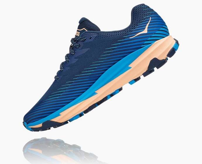 Tenis Para Trail Running Hoka Torrent 2 Mujer Azul Marino | Mexico-8704251