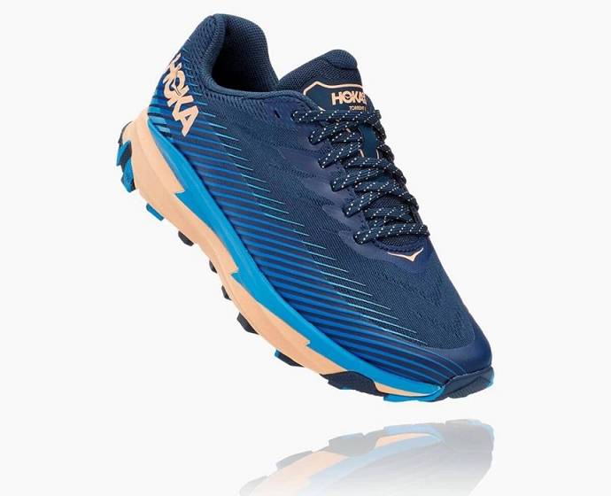 Tenis Para Trail Running Hoka Torrent 2 Mujer Azul Marino | Mexico-8704251