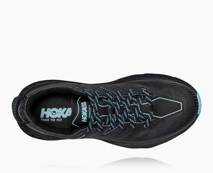 Tenis Senderismo Hoka Speedgoat 4 GORE-TEX Mujer Negros | Mexico-9275684