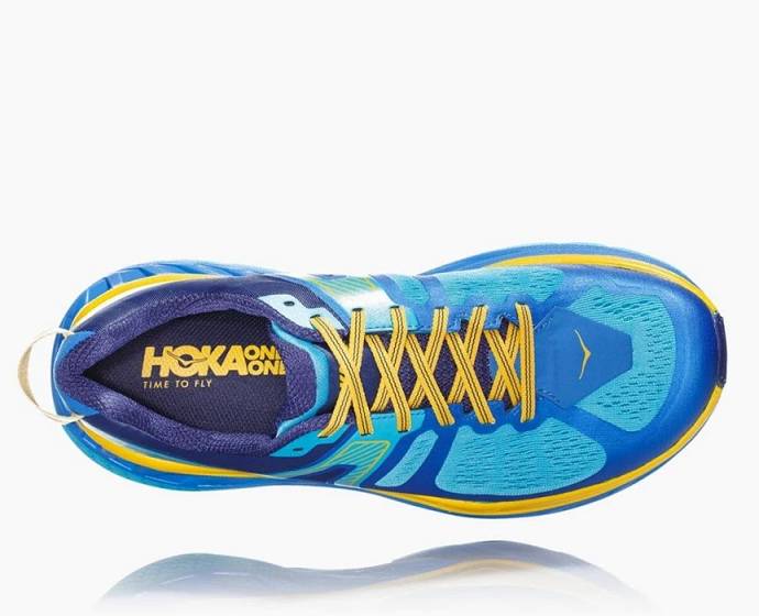 Tenis Senderismo Hoka Stinson ATR 5 Hombre Azules | Mexico-1409738