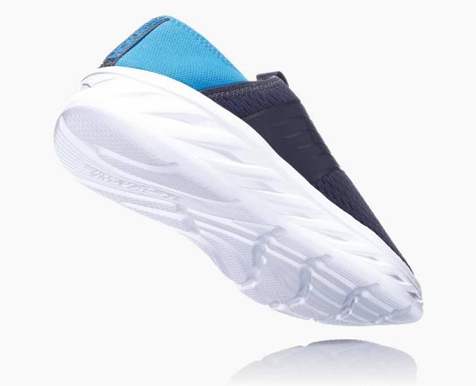 Tenis Slip On Hoka ORA Recovery Hombre Azul Marino | Mexico-7319850