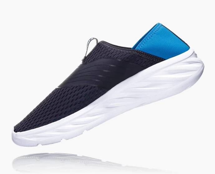 Tenis Slip On Hoka ORA Recovery Hombre Azul Marino | Mexico-7319850