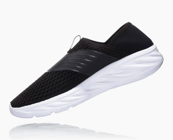 Tenis Slip On Hoka ORA Recovery Hombre Negros | Mexico-0319482