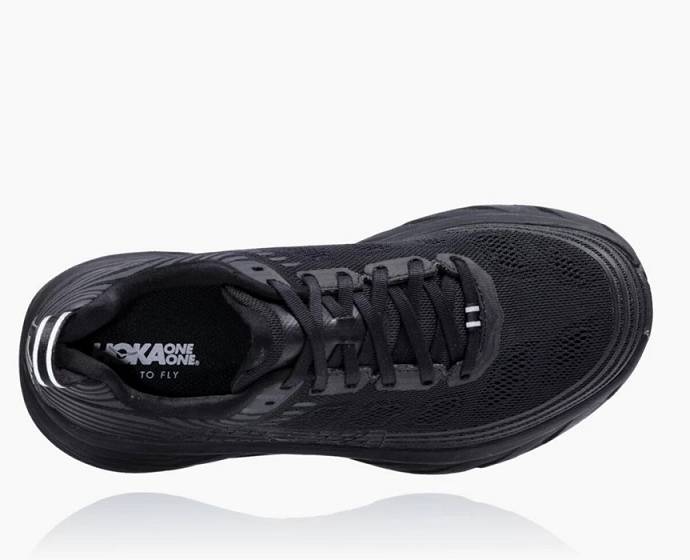 Zapatos De Recuperación Hoka Bondi 6 Hombre Negros | Mexico-3607542