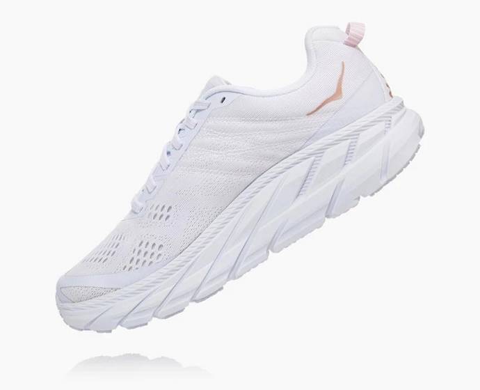 Zapatos De Recuperación Hoka Clifton 6 Hombre Blancos | Mexico-6138940