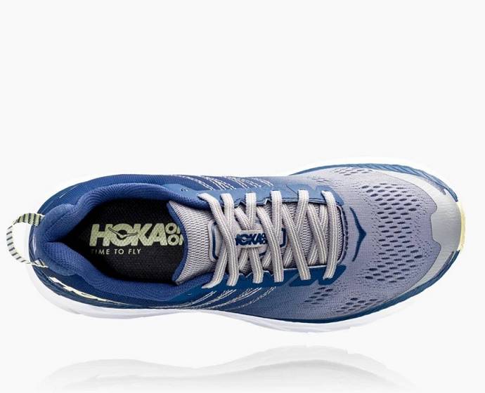 Zapatos De Recuperación Hoka Clifton 6 Hombre Azules | Mexico-7532849