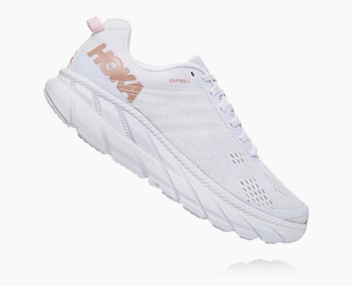 Zapatos De Recuperación Hoka Clifton 6 Mujer Blancos | Mexico-6783514