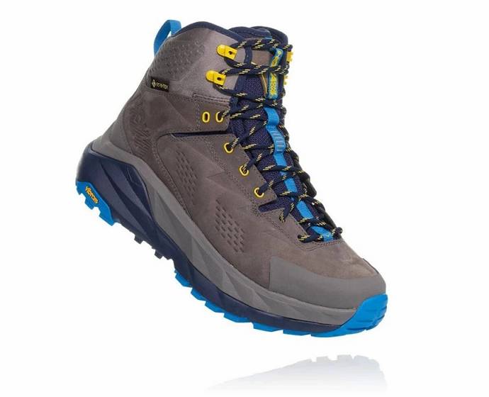 Botas Montaña Hoka Kaha GORE-TEX Hombre Grises Azules | Mexico-4209376