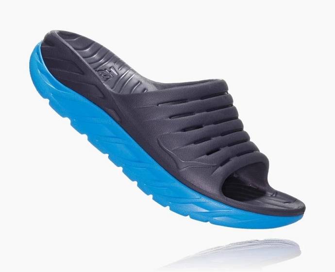 Sandalias Hoka ORA Recovery Hombre Azul Marino | Mexico-2980457