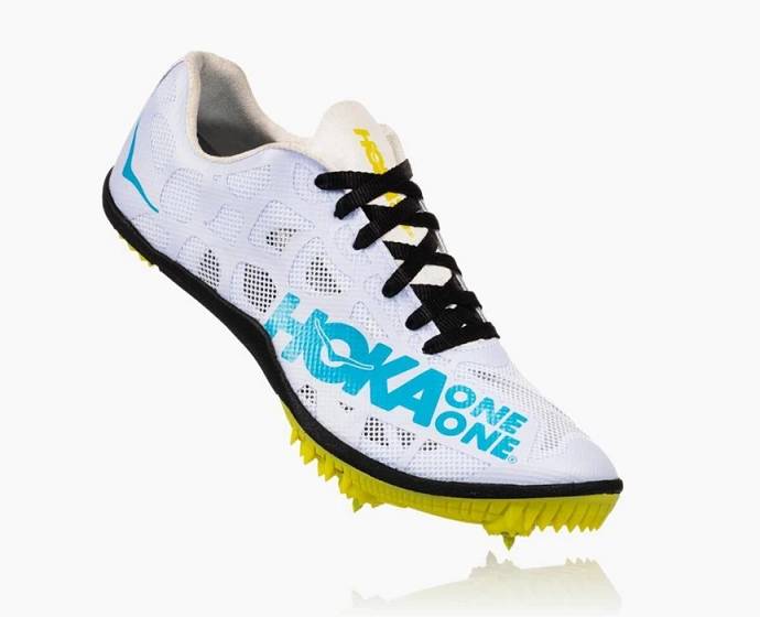 Tenis Clavos Hoka Rocket MD Mujer Blancos | Mexico-0654213