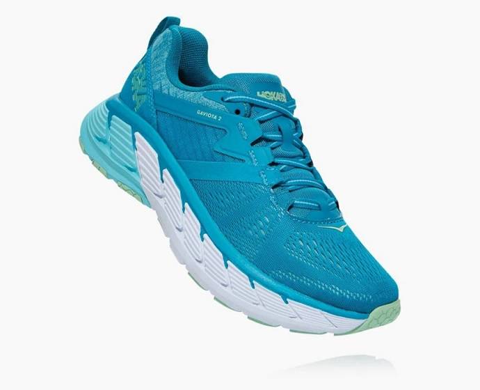 Tenis Para Caminar Hoka Gaviota 2 Mujer Azules | Mexico-3456718