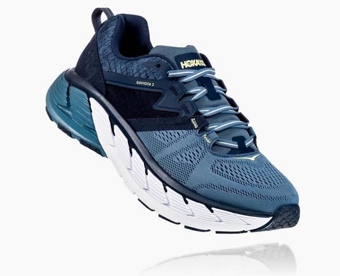 Tenis Para Correr En Carretera Hoka Gaviota 2 Hombre Azul Marino | Mexico-5132640