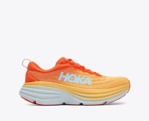 Tenis Para Correr Hoka Bondi 8 Hombre Naranjas Amarillos | Mexico-5782430