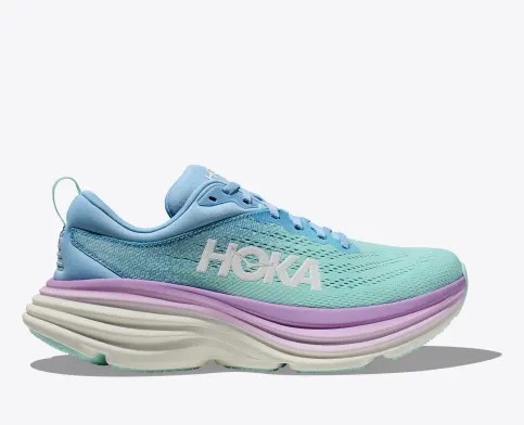 Tenis Para Correr Hoka Bondi 8 Mujer Azules Claro | Mexico-8706254