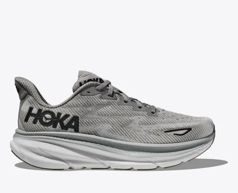 Tenis Para Correr Hoka Clifton 9 Hombre Grises Oscuro | Mexico-0234196