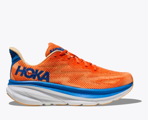 Tenis Para Correr Hoka Clifton 9 Hombre Naranjas | Mexico-4836072