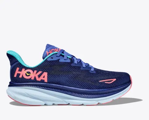 Tenis Para Correr Hoka Clifton 9 Mujer Azul Marino | Mexico-2397156