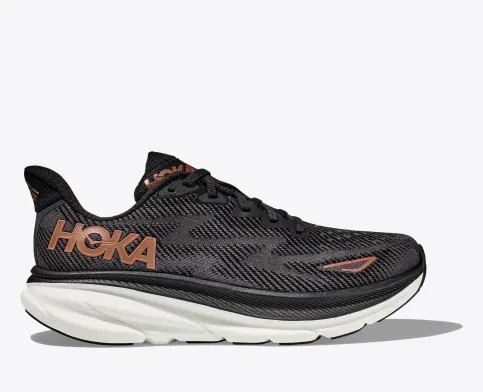 Tenis Para Correr Hoka Clifton 9 Mujer Negros | Mexico-1263980