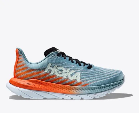 Tenis Para Correr Hoka Mach 5 Hombre Azules Claro Naranjas | Mexico-7594206