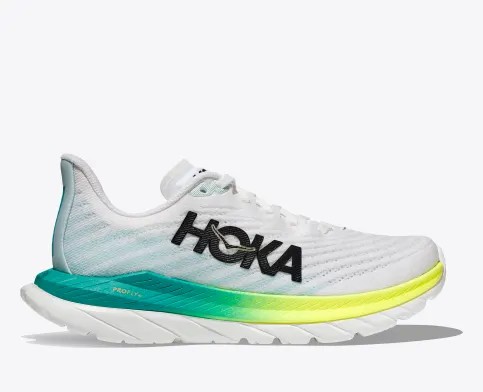 Tenis Para Correr Hoka Mach 5 Hombre Blancos Azules | Mexico-6872105