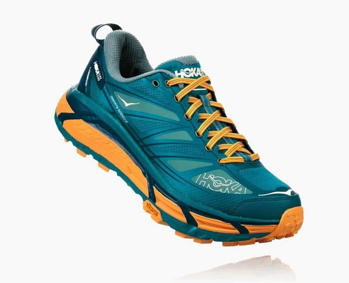 Tenis Para Trail Running Hoka Mafate Speed 2 Hombre Azules Naranjas | Mexico-1382945