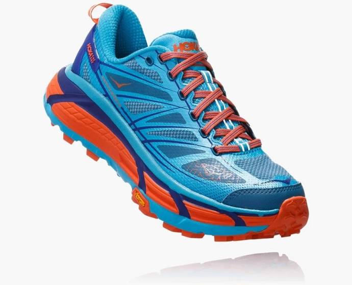 Tenis Para Trail Running Hoka Mafate Speed 2 Mujer Azules | Mexico-3476518