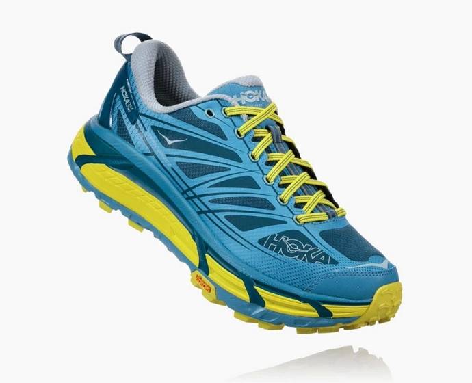 Tenis Para Trail Running Hoka Mafate Speed 2 Hombre Azules Verdes | Mexico-3890241