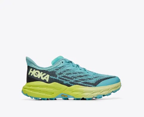 Tenis Para Trail Running Hoka Speedgoat 5 Mujer Azur Verdes | Mexico-2645897