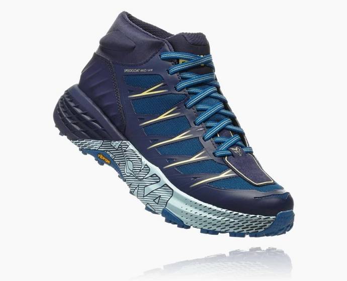 Tenis Para Trail Running Hoka Speedgoat Mid Impermeables Mujer Azules | Mexico-7530928